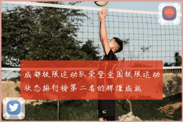 成都极限运动队荣登全国极限运动状态排行榜第二名的辉煌成就