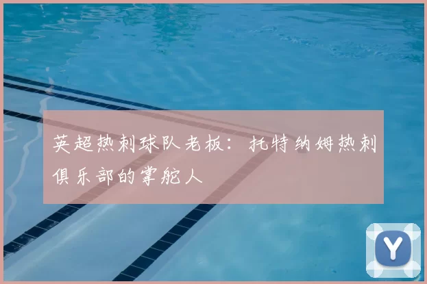 英超热刺球队老板：托特纳姆热刺俱乐部的掌舵人