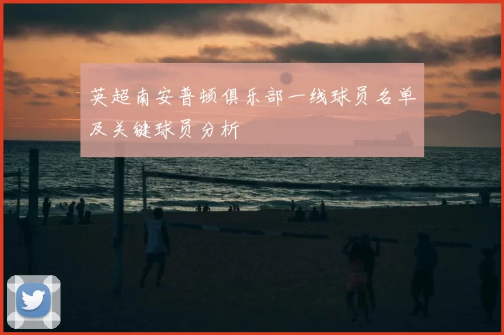 英超南安普顿俱乐部一线球员名单及关键球员分析