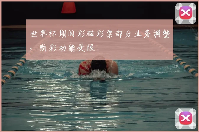 世界杯期间彩猫彩票部分业务调整，购彩功能受限